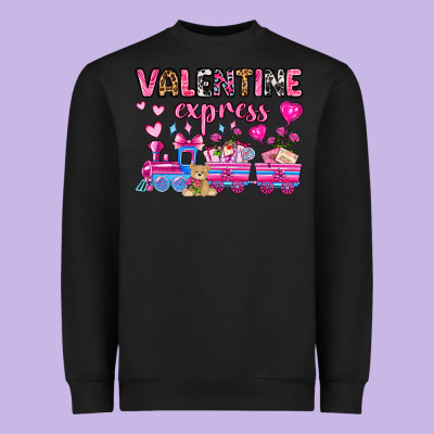Valentine Express Olivia Heavyweight Sweatshirt Designed By Oliviacreatesart