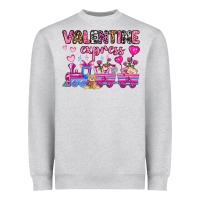 Heather Grey valentine express olivia Heavyweight Sweatshirt - OliviaCreatesArt