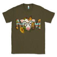 Army Green Western Baby Calf Mom With Sunflower Classic Tee - LillyAllenDesigns