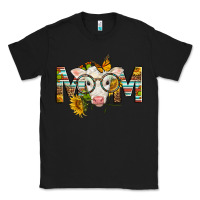 Black Western Baby Calf Mom With Sunflower Classic Tee - LillyAllenDesigns