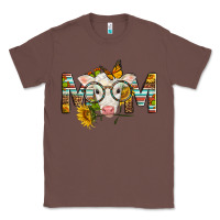 Chestnut Western Baby Calf Mom With Sunflower Classic Tee - LillyAllenDesigns