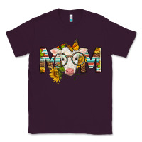Plum Western Baby Calf Mom With Sunflower Classic Tee - LillyAllenDesigns