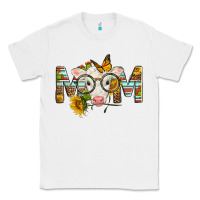 White Western Baby Calf Mom With Sunflower Classic Tee - LillyAllenDesigns