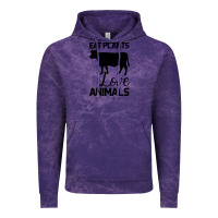 Cloud Purple Eat Plants Love Animals Vintage Hoodie - Bettercallsaul