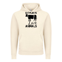 Vintage Artic Eat Plants Love Animals Vintage Hoodie - Bettercallsaul