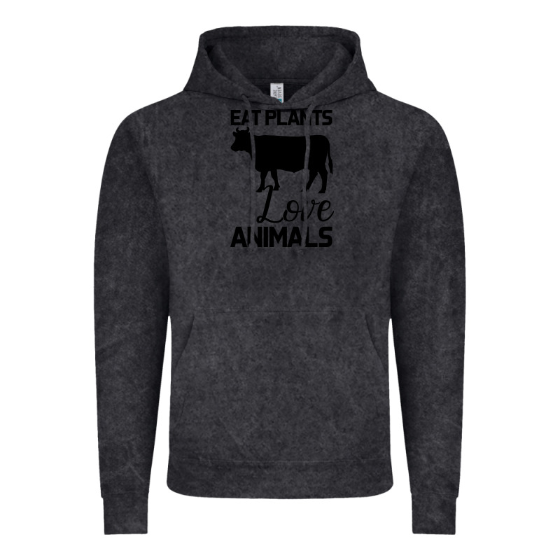Eat Plants Love Animals Vintage Hoodie by Bettercallsaul | Teevron