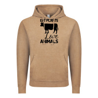 Vintage Coffee Eat Plants Love Animals Vintage Hoodie - Bettercallsaul