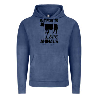 Vintage Denim Eat Plants Love Animals Vintage Hoodie - Bettercallsaul