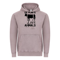 Vintage Zinc Eat Plants Love Animals Vintage Hoodie - Bettercallsaul