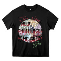 Black happy new year Heavy Core Tee - MaliasSmallBusiness