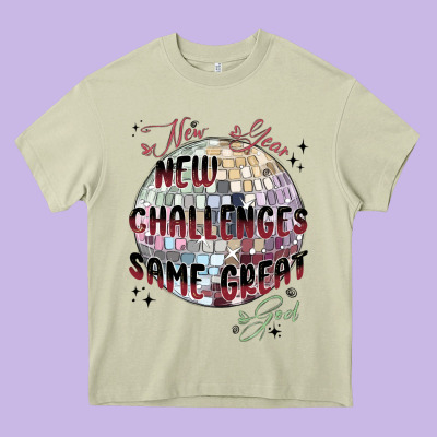 Happy New Year Heavy Core Tee Designed By Maliassmallbusiness