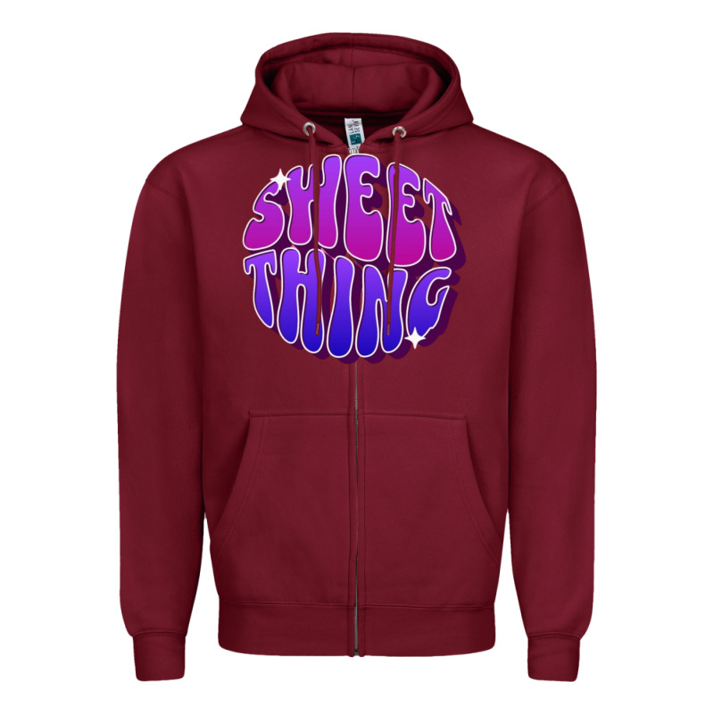 Editable Sweet Thing Zipper Hoodie by tuanDangUi | Teevron