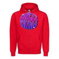 Red editable sweet thing Zipper Hoodie - tuanDangUi
