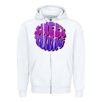 White editable sweet thing Zipper Hoodie - tuanDangUi