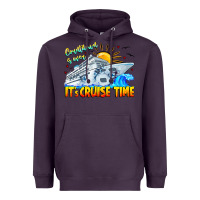 Plum Countdown Is Over It's Cruise Time Heavyweight Hoodie - CowhideDigitalArt