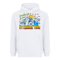 White Countdown Is Over It's Cruise Time Heavyweight Hoodie - CowhideDigitalArt
