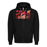 Black one loved nana Zipper Hoodie - FaDigitalArtStudio