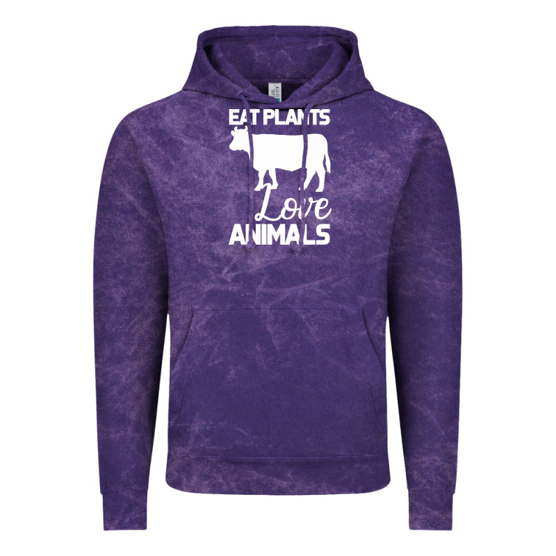 Eat Plants Love Animals Vintage Hoodie by Bettercallsaul | Teevron