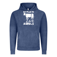 Vintage Denim Eat Plants Love Animals Vintage Hoodie - Bettercallsaul