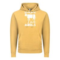 Vintage Mustard Eat Plants Love Animals Vintage Hoodie - Bettercallsaul