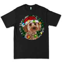 Black Cockapoo Christmas Premium Tee - RanaPortraitStore