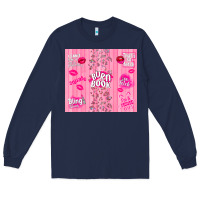 Navy burn book Long Sleeve Tee - TumblerDesignByShophia