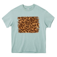 Arona leopard background Heavy Core Tee - NancyCooperArtShop
