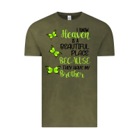 Vintage Olive I know heaven is a beautiful place because they have my brother Vintage Tee - Bettercallsaul