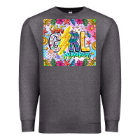 Charcoal Heather hot girl summer Premium Sweatshirt - CowhideDigitalArt
