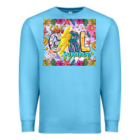 Ocean Blue hot girl summer Premium Sweatshirt - CowhideDigitalArt