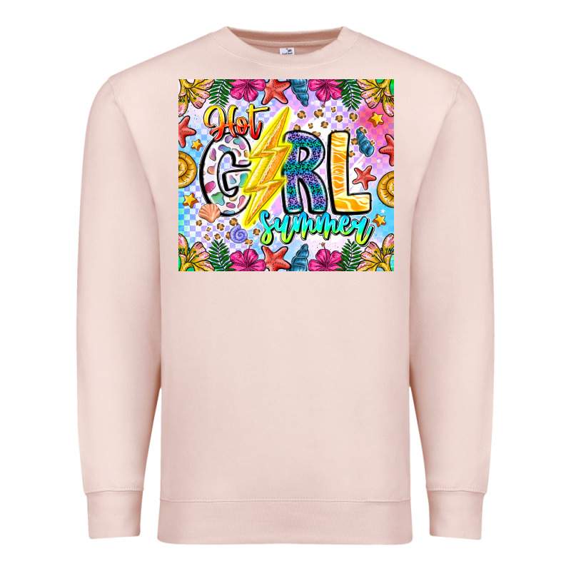 Hot Girl Summer Premium Sweatshirt by CowhideDigitalArt | Teevron