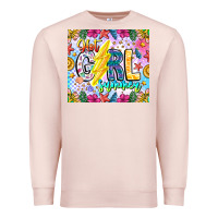 Pale Pink hot girl summer Premium Sweatshirt - CowhideDigitalArt