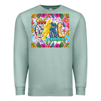Seafoam hot girl summer Premium Sweatshirt - CowhideDigitalArt