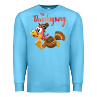 Ocean Blue Thanksgiving family Premium Sweatshirt - tuanDangUi