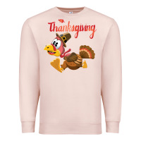 Pale Pink Thanksgiving family Premium Sweatshirt - tuanDangUi