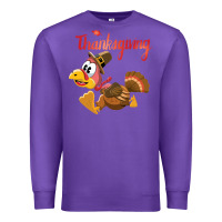 Purple Thanksgiving family Premium Sweatshirt - tuanDangUi