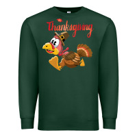 Sports Green Thanksgiving family Premium Sweatshirt - tuanDangUi