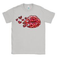 Moon Dust kiss with leopard and hearts Classic Tee - RanaPortraitStore
