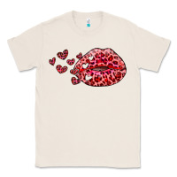 Natural kiss with leopard and hearts Classic Tee - RanaPortraitStore