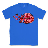 True Royal kiss with leopard and hearts Classic Tee - RanaPortraitStore