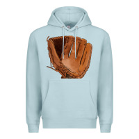 Blue Mist baseball glove Premium Hoodie - FaDigitalArtStudio