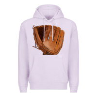 Lilac baseball glove Premium Hoodie - FaDigitalArtStudio