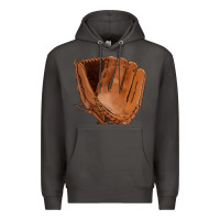 Smoke baseball glove Premium Hoodie - FaDigitalArtStudio