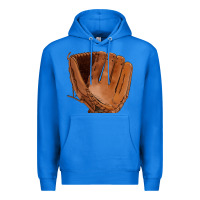 True Royal baseball glove Premium Hoodie - FaDigitalArtStudio