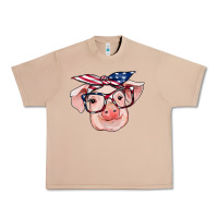 Burro american flag with pig Urban Heavy Tee - RanaPortraitStore