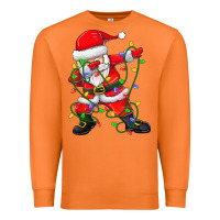Carrot Dabbing Santa Christmas Tree Lights Premium Sweatshirt - tuanDangUi