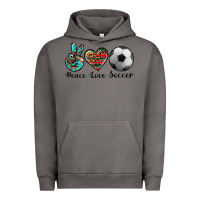 Pigment Tornado peace love soccer Urban Hoodie - Artiststas