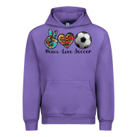 Tulip peace love soccer Urban Hoodie - Artiststas