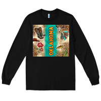 Black Oklahoma Long Sleeve Tee - TumblerDesignByShophia