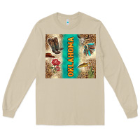 Mushroom Oklahoma Long Sleeve Tee - TumblerDesignByShophia